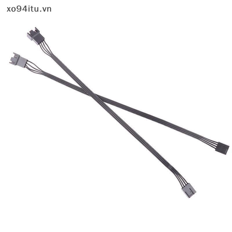 Xoitu 5 CÁI 4Pin CPU Quạt Dây Kết Nối Adapter Quạt Máy Tính Nối Dài Cáp Nguồn Phụ Kiện Thay Thế 24AWG VN