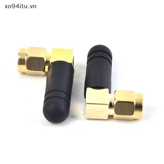 XOITU 2 Chiếc Cao Su 3dBi 2.4ghz Ăng Ten WIFI SMA Nam Router Ăng Ten VN