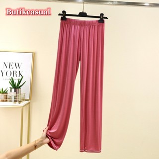 Phụ Nữ Modal Quần Rộng Xuân Hè Rời Cao Cấp Quần Pyjama Rời Size Lớn Quần