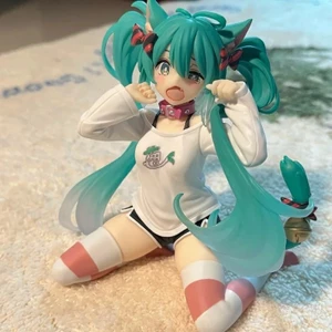 Hatsune Miku Nhân Vật Hành Động Anime Miku Ngồi Tư Thế Series PVC Sưu Tập Đồ Chơi Mô Hình Gửi Sinh Nhật Búp Bê Đồ Chơi
