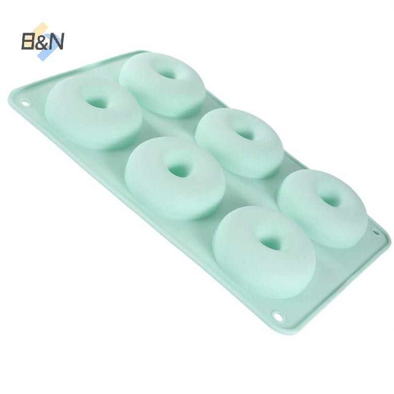 B & N 1 6 Bánh Donut Khuôn Silicon DIY Nhà Bếp Nướng Khuôn Khay Nướng Bánh Donut Làm Kẹo Khuôn Trang Trí Bánh Phụ Kiện.