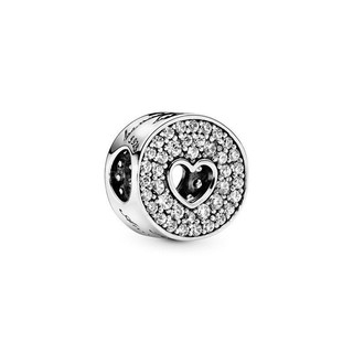Có hàng Mặt dây chuyền tròn lấp lánh DIY Charm