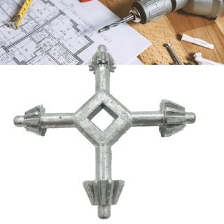 YOUDO Tiện Ích 4 Chiều Tiện Ích Dụng Cụ Chìa Khóa Thiết Thực Bốn Đầu Dụng Cụ Chìa Khóa Cờ Lê Khoan Chucks Chìa Khóa 4 Chiều Khoan Bấm Chucks