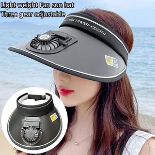 Julyhot Quạt Làm Mát Thoáng Khí Mũ Che Nắng Đạt Đỉnh Nắp Sạc USB Cho Thể Thao Sunhat Massivedeals