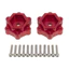 Bộ chuyển đổi lục giác kim loại (+ 5mm) Ống lót trục sau cho xe tải quái vật Losi LMT 1 / 8 RC Phụ kiện nâng cấp tự động