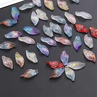 Kẹp Tóc Thủy Tinh Nhỏ Cánh Hoa 10x21mm - DIY Handmade và Vật Liệu Trang Sức Đầu