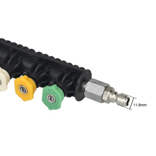 Cần Nối Dài 15cm Súng Xịt Cao Áp - Đế Cắm 4 Béc Phun 1/4in - Nối Nhanh Tiện Lợi Cho Rửa Xe