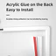 NOTE1 Hộp Che Khuyết Điểm, Vỏ Dây Tường PVC Hai Lớp, Chất Lượng Cao Tự Dính Đa Năng Quản Lý Cáp 100cm Kênh Bo Mạch Chủ Trần