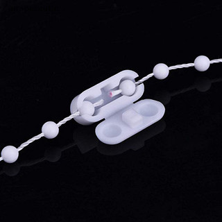 Airspecutin 10 Cái / lốc Trắng Con Lăn Rèm Kéo Dây Kết Nối Màn Dây Kết Nối Cho Rèm Dọc Joiners Công Cụ Dự Phòng Thay Thế EN