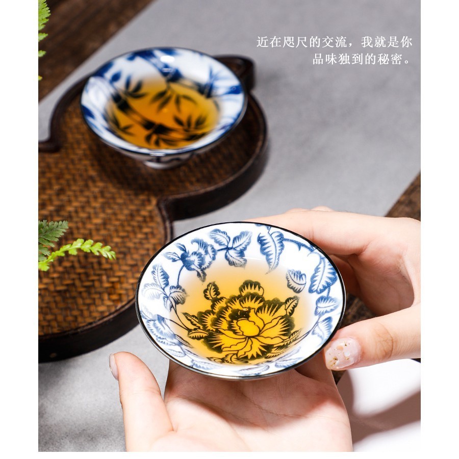 Chén Sứ Cảnh Đức Dáng Nón Dùng Uống Trà