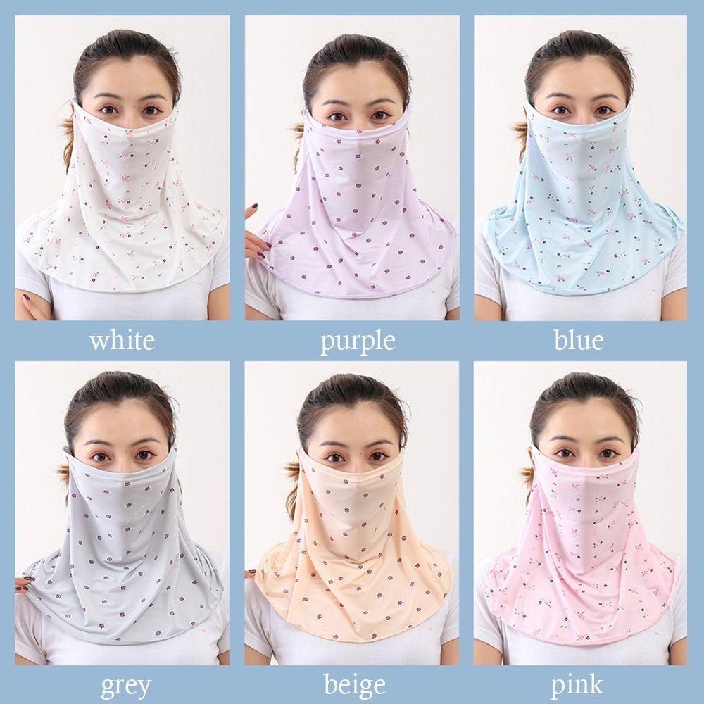 FEDAOG Chống Tia UV, Chống Nắng Mỏng Chống Nắng, Hàng Ngày Không Dấu Vết Ice Silk Thoáng Khí Che Mặt Mùa Hè Ngoài Trời