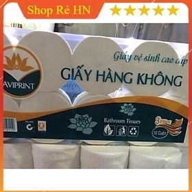 COMBO 2-4 BỊCH Giấy vệ sinh dai mịn 3 lớp - bịch 10 cuộn - hàng loại 1 dai mịn