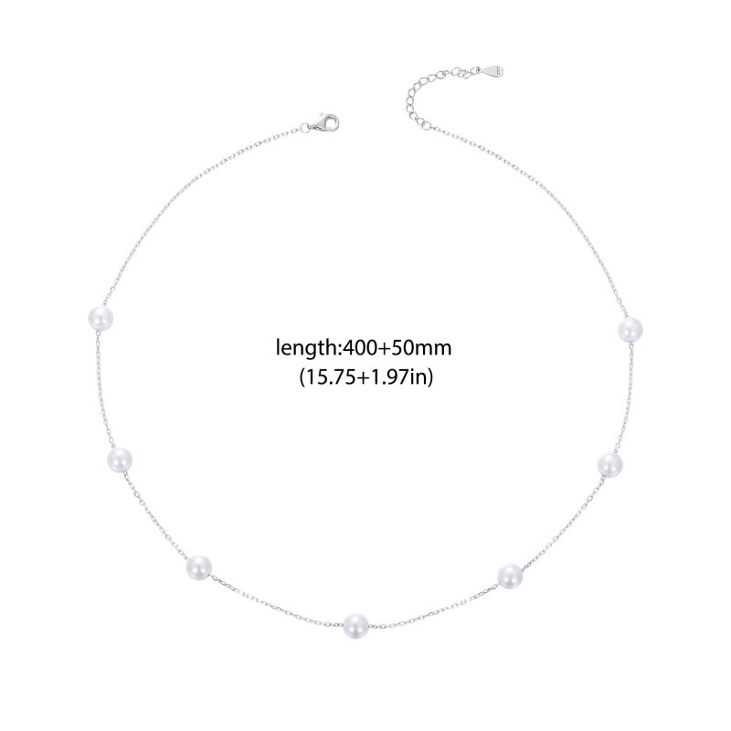 Bamoer 925 Sterling Sliver Vòng Cổ Lấp Lánh Thiết Kế Đầy Sao Quà Tặng Trang Sức Cho Nữ