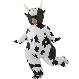 Bò Bơm Hơi Trang Phục Hóa Trang cosplay Động Vật Trang Phục Halloween Ngộ nghĩnh Đảng COS Bò Trang Phục