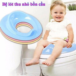 Bệ thu nhỏ bồn cầu cho bé nhựa Việt Nhật, bệ xí thu nhỏ bồn cầu giúp bé ngồi an toàn thoải mái 5439