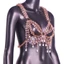 Giữ phong cách Acrylic Vòng tròn Bustier Body Chain Trang sức ngực dành cho những người đam mê thời trang
