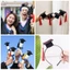 JUNYUE88US Mũ Bác Sĩ Mini, Mùa Tốt Nghiệp Mũ Bác Sĩ Mini Mũ Cử Nhân Kẹp Tóc, Cảm Thấy Dễ Thương Không Dệt Chúc Mừng Tiệc Tốt Nghiệp Mũ Học Sinh