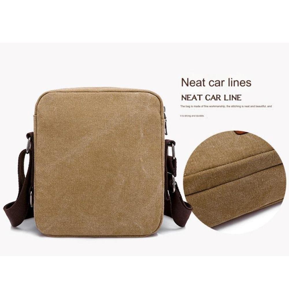 Túi đeo vai EDIWANY, Túi đeo chéo nhỏ bằng vải Canvas, Túi xách chữ cái dung tích lớn Maill hợp thời trang dành cho nam bé trai
