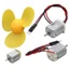 NOTE1 1 Bộ Động Cơ Truyền Động Bốn Bánh, Với Bộ Động Cơ Nhỏ 4WD 130 Có Dây, Tốc Độ Cánh Quạt Bền 18.000RPM Mini Micro DC 72MM Cánh Quạt