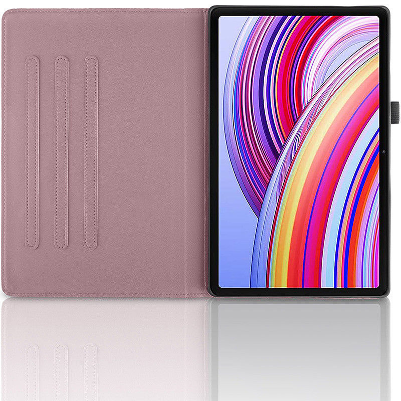 360 ° Xoay Bao Da PU Dập Nổi Và TPU Mềm Ốp điện thoại Máy Tính Bảng Dành Cho Xiaomi Poco Pad 12.1 "2024 Redmi Pad Pro 12.1" 2024