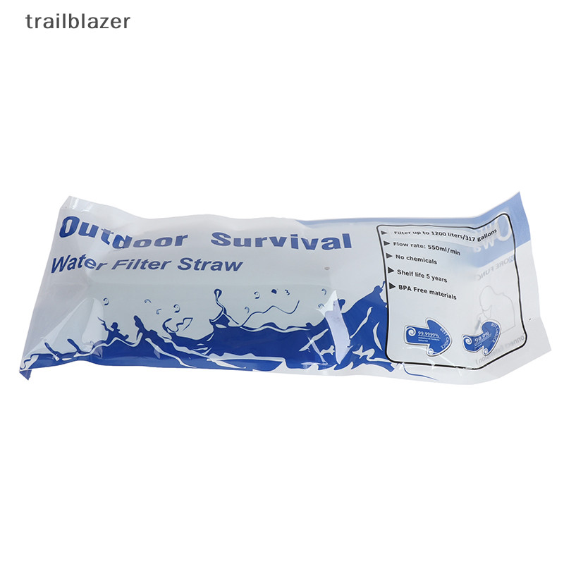 Trailblazer Di Động Sinh Tồn Lọc Nước Ống Hút Máy Lọc Chai Cắm Trại Khẩn Cấp Ngoài Trời Mới