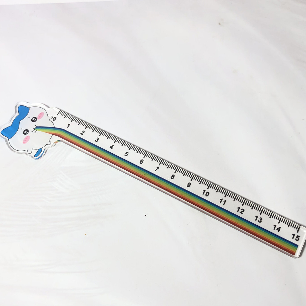 YT4 15CM Hoạt Hình Dễ Thương Chiikawa Hachiware Usagi Thước Thẳng Trường Quà Tặng Cho Trẻ Em Vui Nhộn Sinh Viên Văn Phòng Phẩm