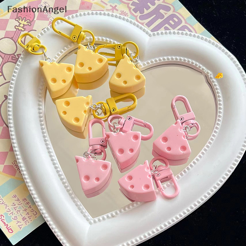 Fashionangel Đáng Yêu Phô Mai Mặt Dây Chuyền Móc Khóa Dễ Thương Mô Phỏng Phô Mai Móc Khóa Ba Lô Mặt Dây Chuyền Cho Bé Gái Trẻ Em Đảng Ủng Hộ TH