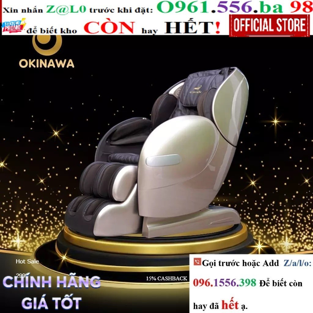 Ghế massage toàn thân OKINAWA OS 9500 - Ghế massage 5D mới nhất 2021 ...