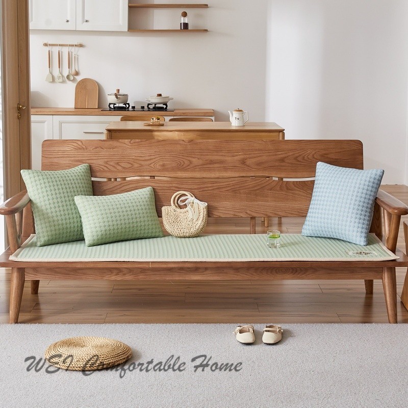 Thảm sofa gỗ chống trượt dày, chống nóng mùa hè, lót ghế gỗ gụ chắc chắn