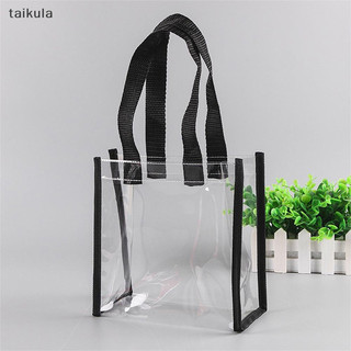 Qwq Nữ Tay Cầm Nhẹ Chống Thấm Nước Trong Suốt Túi Mua Sắm Đeo Vai Túi Xách taikula