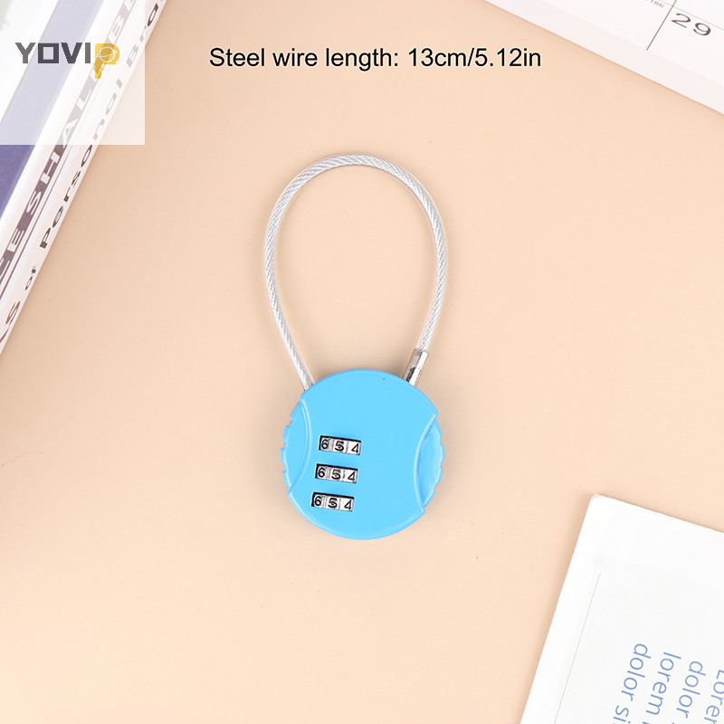 Yovip 13 / 20 / 50cm Dây Số Mật Khẩu Khóa An Ninh Thông Minh Cho Mũ Bảo Hiểm Xe Máy VN