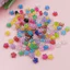 80 Chiếc 7 Mm Hoa Mai Hạt Rời AB Mạ Acrylic Miếng Đệm Trang Sức Làm DIY Handmade Phụ Kiện Vòng Cổ Hỗn Hợp