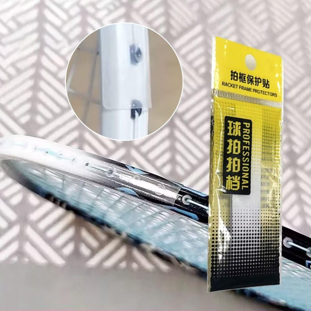 Băng bảo vệ đầu vợt NEAVERLER, Băng cạnh vợt trong suốt tự dính, Chống mài mòn Quần vợt vô hình Nhãn dán bảo vệ Thiết bị thể thao