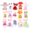 Bộ quần áo cho bộ đồ thời trang búp bê 16-17cm Váy trang điểm búp bê 1 / 8 Quần áo dễ thương [Mới]