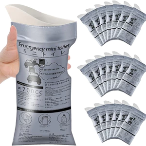 TMOY 1 / 5 Túi Nước Tiểu Khẩn Cấp Ngoài Trời 700ml Dễ Dàng Mang Đi Piss Túi Du Lịch Việt Nam