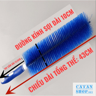 Chổi Quét Bụi Quạt, Chổi Vệ Sinh Quạt Máy, Ô Tô Sợi Cước Dày Dễ Dàng Phủi Bụi Tiện Lợi Có Thể Bẻ Cong