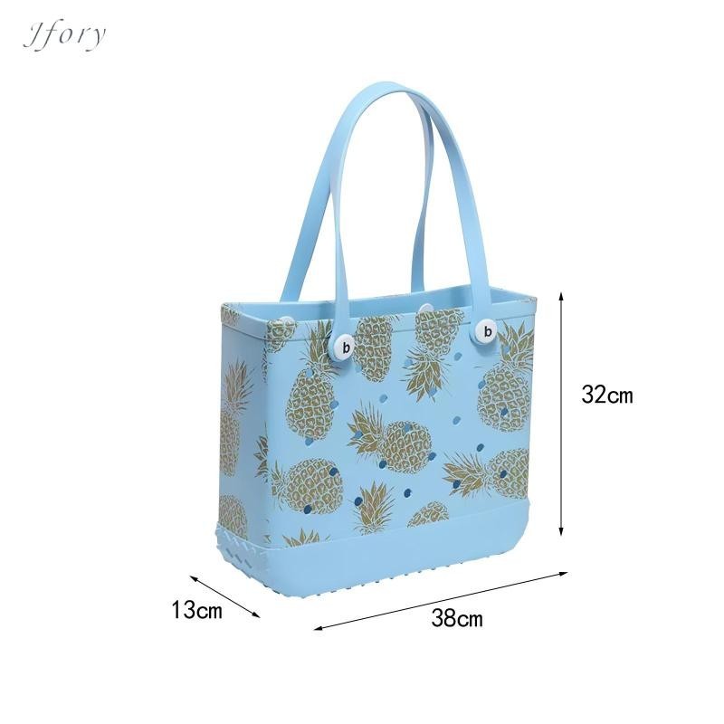 Jfory Túi Tote có thể giặt được Jfory Thời trang có lỗ Túi du lịch chống thấm nước