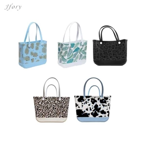 Jfory Túi Tote có thể giặt được Jfory Thời trang có lỗ Túi du lịch chống thấm nước