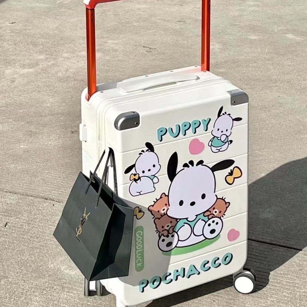 Hoạt Hình Dễ Thương Lớn Pacha Chó Vali Miếng Dán Xe Đẩy Vali Phòng Treo Tường Trang Trí Miếng Dán Chống Thấm Nước 6.19