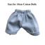 Áo sơ mi quần jean búp bê EDIWANY, Quần short búp bê cotton đa phong cách thời trang, Quần quần chất lượng cao Quần áo cho búp bê cotton 10cm