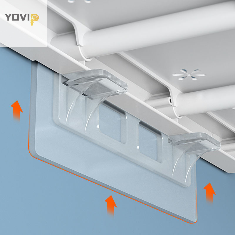 Yovip 2 Chiếc Kệ Dính Hỗ Trợ Chốt Cho Nhà Bếp Phòng Ngủ Tủ Quần Áo Kệ Hỗ Trợ Kẹp Treo Tường Miếng Dán Giá Đỡ VN