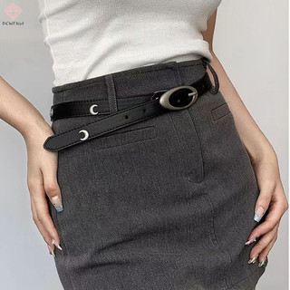 [PCWKKef] Y2K Thắt Lưng Da Nữ Retro Ngôi Sao Mặt Trăng Trang Trí Pin Khóa Thắt Lưng Cho Đầm Quần Jean Trang Trí Dây Thắt Lưng Phụ Kiện Mới