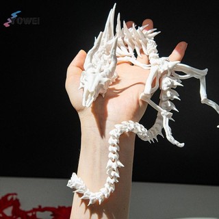 YOWEI 3D In Hình Rồng Skeleton Model Full Body Di Chuyển Khớp Rồng Đồ Trang Trí Sáng Tạo Để Bàn Trang Trí Bộ Sưu Tập Quà Tặng VN