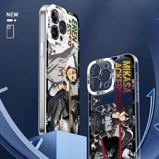 Ốp lưng cho Redmi Note 14 5G 4G Pro Plus 13 12 11 10 ProMax Plus 11S Phim hoạt hình Anime Attack On Titan Cool Soft Clear Phone Case