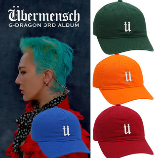 YT2 G-DRAGON Retro Đạt Đỉnh Mũ 3D Album Thêu Mũ Bóng Chày UBERMENSCH Cho Nam Nữ Mũ Thường Ngày TY2