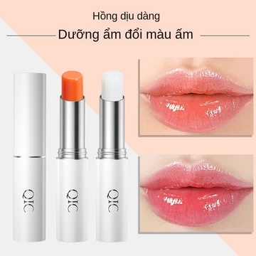 Mặt nạ dưỡng ẩm dưỡng ẩm môi không màu không thấm nước Son môi không dính