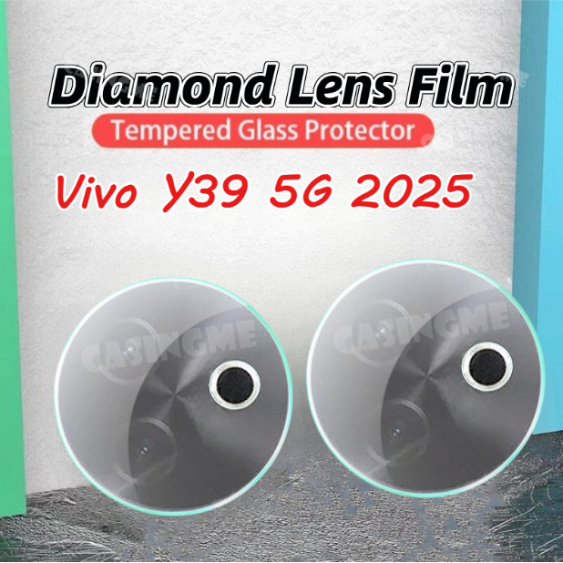 Dành Cho Vivo Y39 5G 2025 3D Camera Bảo Vệ Ống Kính Cho Vivo Y39 5G VivoY39 Y39 Y29 39Y Y 39 29 4G 5G 2025 Trong Suốt Kính Cường Lực Mặt Sau Camera Bảo Vệ