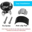 Tay cầm bóng vô lăng DELMER, Bộ chuyển đổi ABS Vô lăng Spinner Núm, Xe đa năng Xoay màu đen Phụ kiện ô tô Xe ô tô