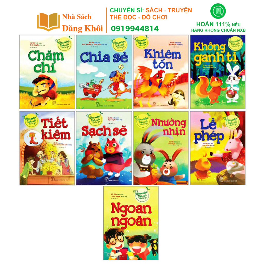 Ảnh Sách - Gieo Mầm Tính Cách Cho Bé Yêu (Bộ 9 Cuốn) 1