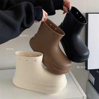 Xixitiao Giày Đi Mưa Cổ Ngắn Thích Hợp Cho Hoạt Động Ngoài Trời Mọi Mùa Đơn Giản Và Chống Thấm Nước